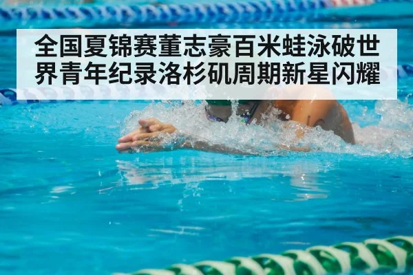 全国夏锦赛董志豪百米蛙泳破世界青年纪录洛杉矶周期新星闪耀